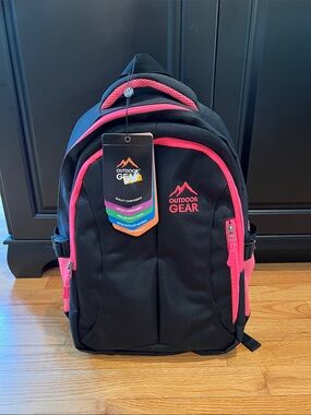 Outdoor Gear Black and Pink Women's Backpack